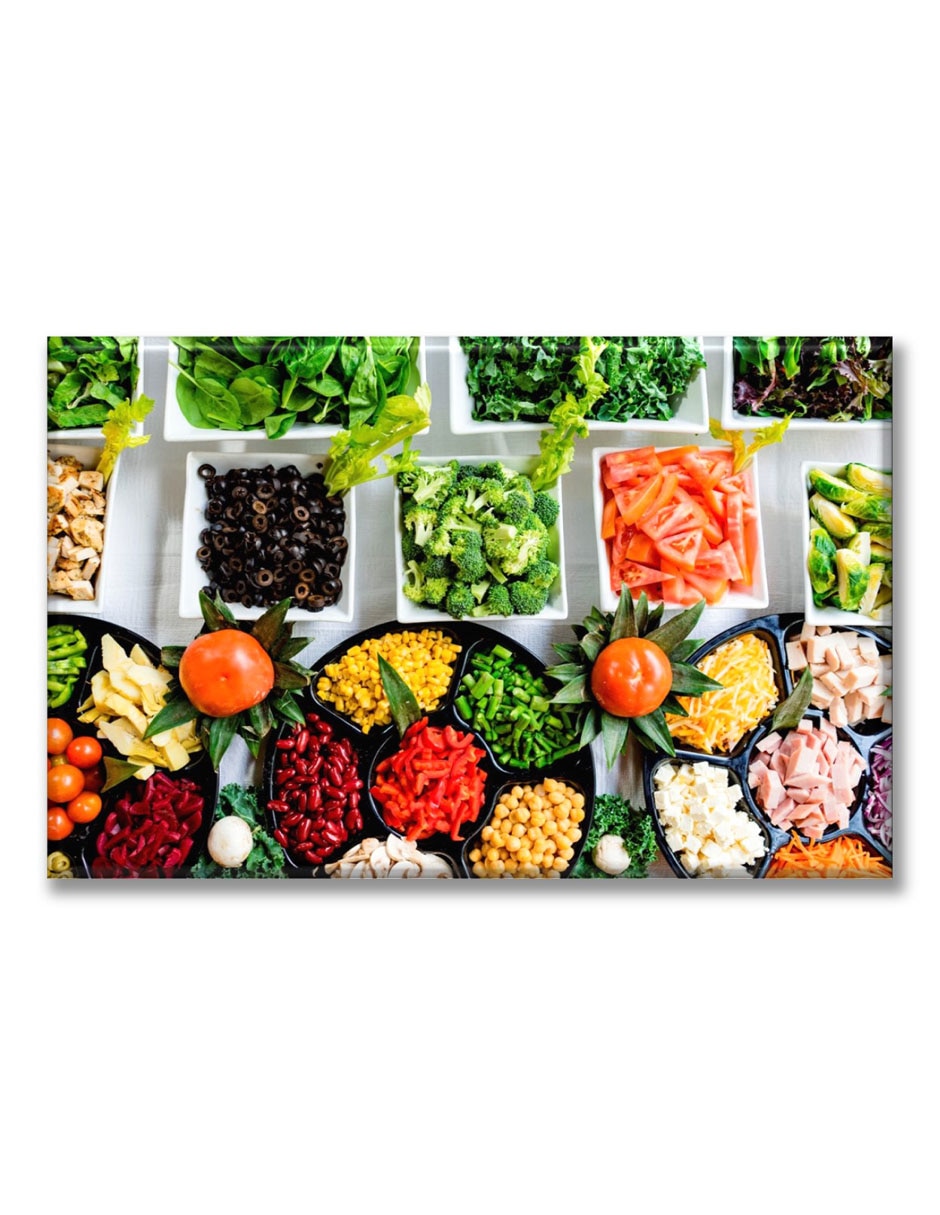 Cuadro decorativo Variedad de verduras 1
