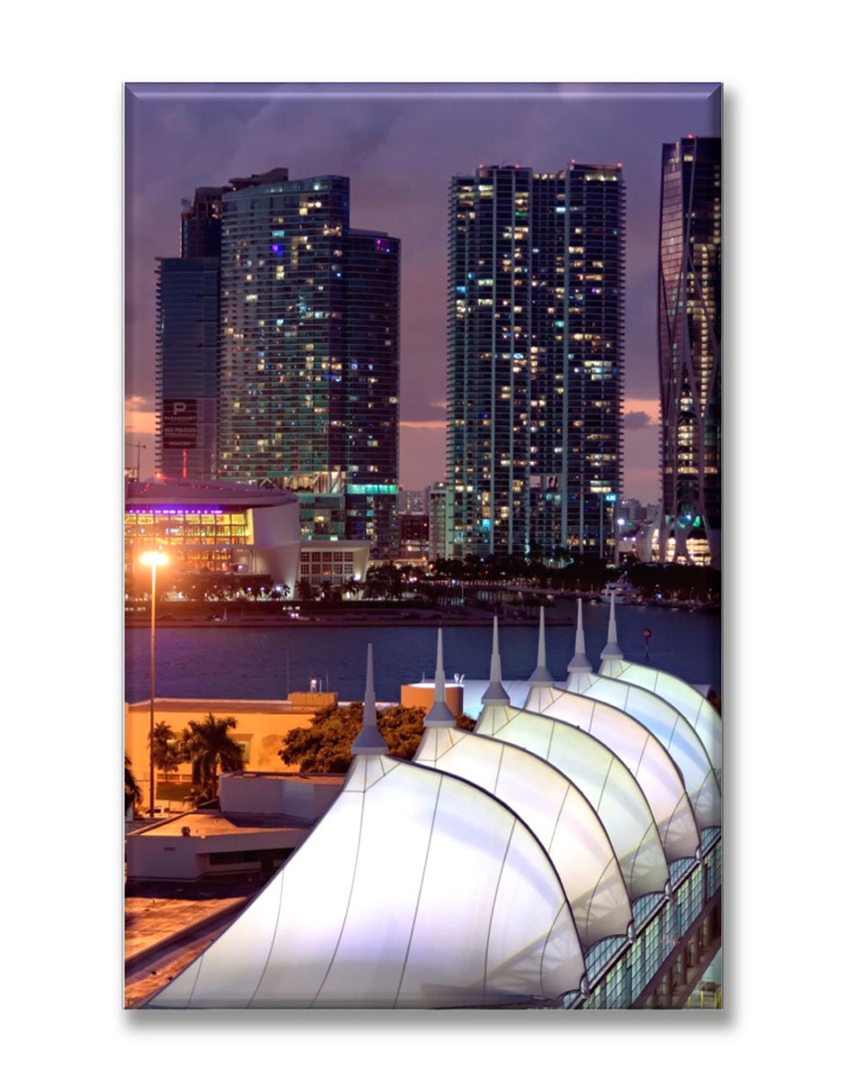 Cuadro decorativo Industria Grafica Ciento 23 Rascacielos en la noche