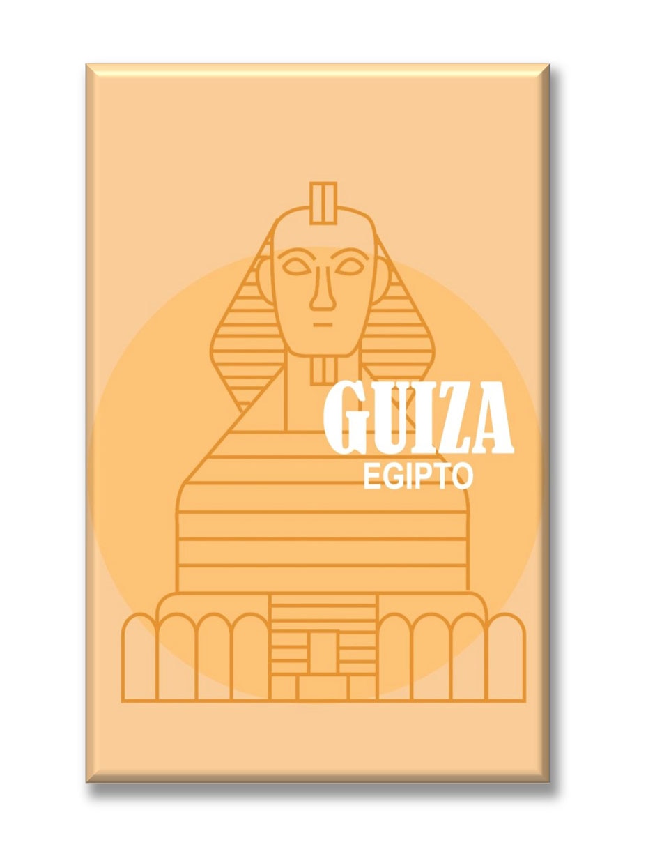Cuadro decorativo Industria Grafica Ciento 23 Guiza ilustración