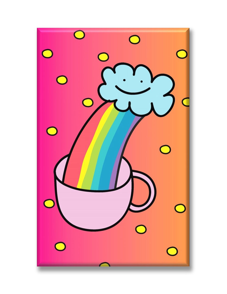 Cuadro decorativo Café arcoiris 1