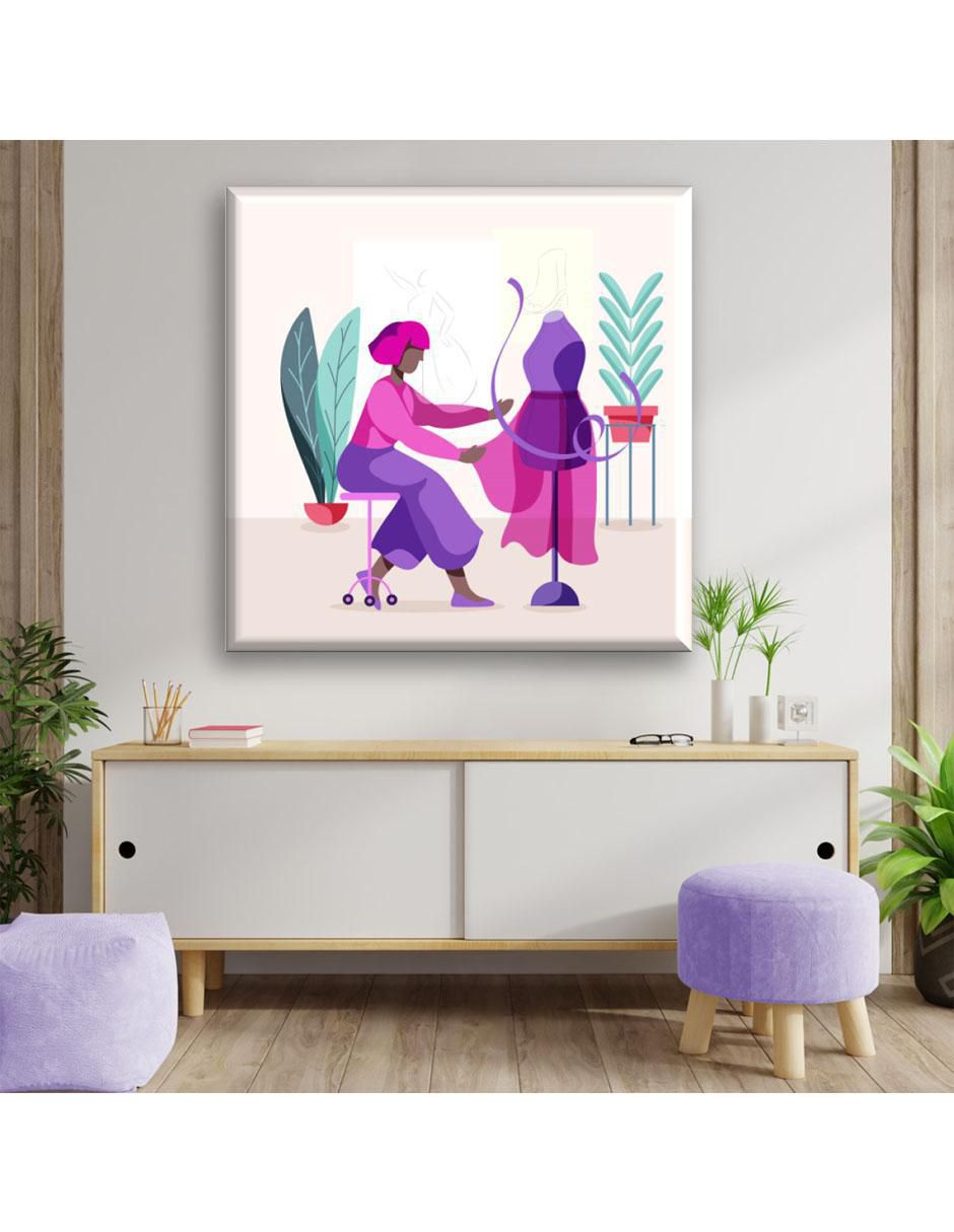 Cuadro decorativo Diseñadora de modas 5