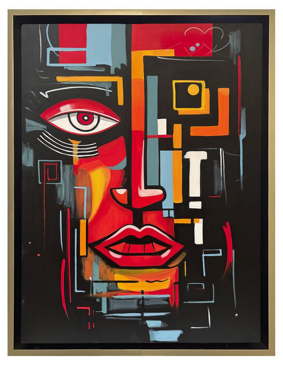 Pintura Lucas técnica acrílico Faces Pintura Lucas técnica acrílico Faces