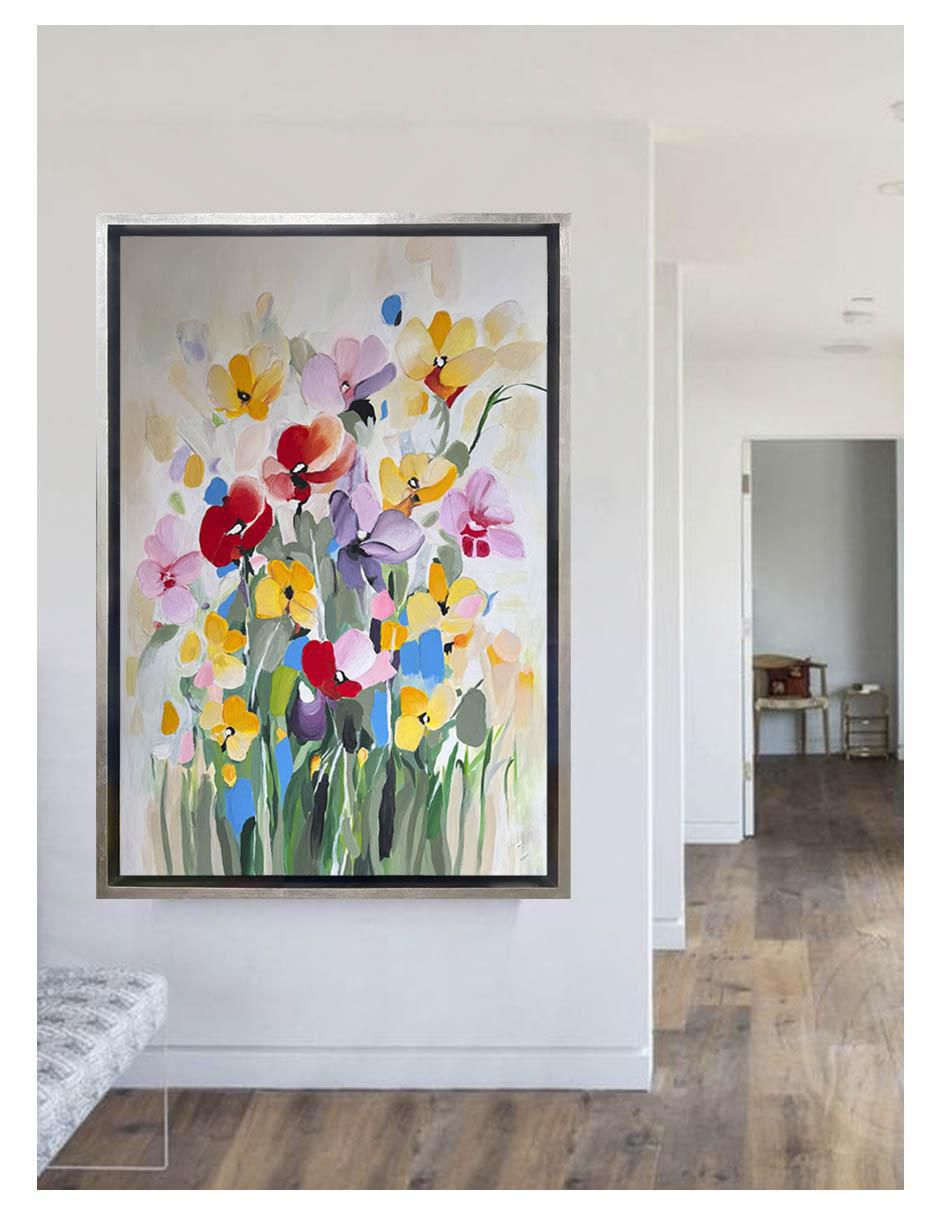 Pintura Flowers técnica mixta Flowers 2