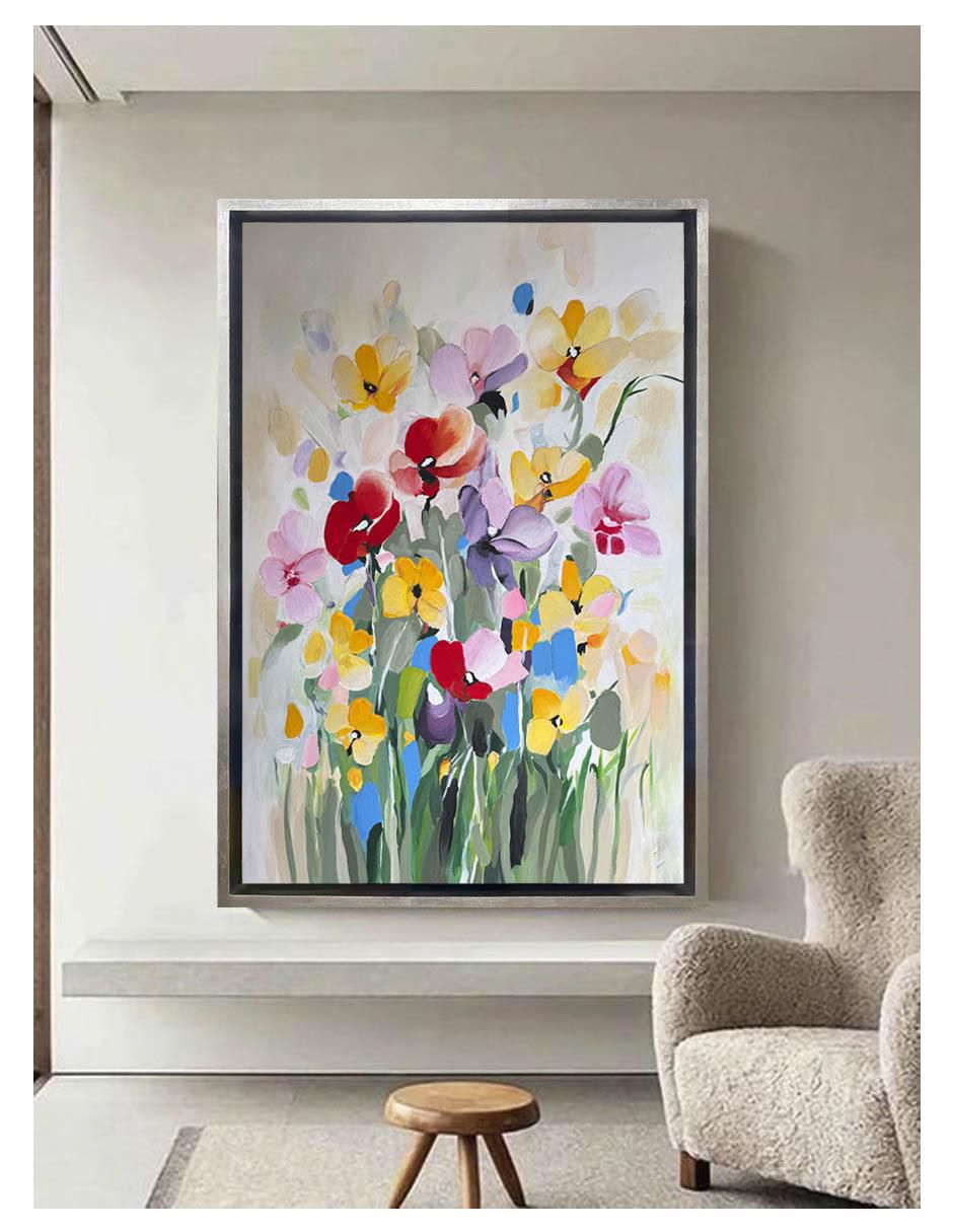 Pintura Flowers técnica mixta Flowers 4