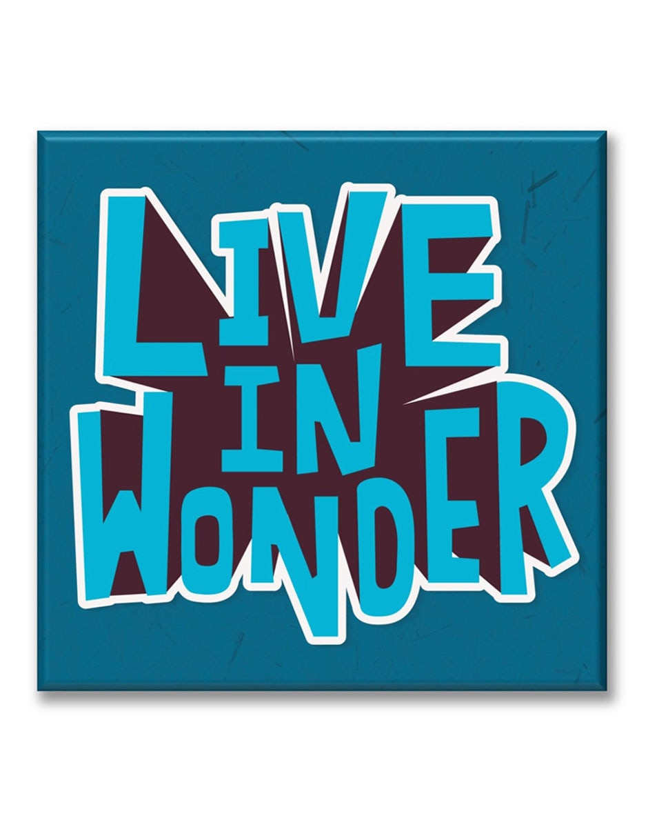 Cuadro decorativo Industria Grafica Ciento 23 Frase live in wonder