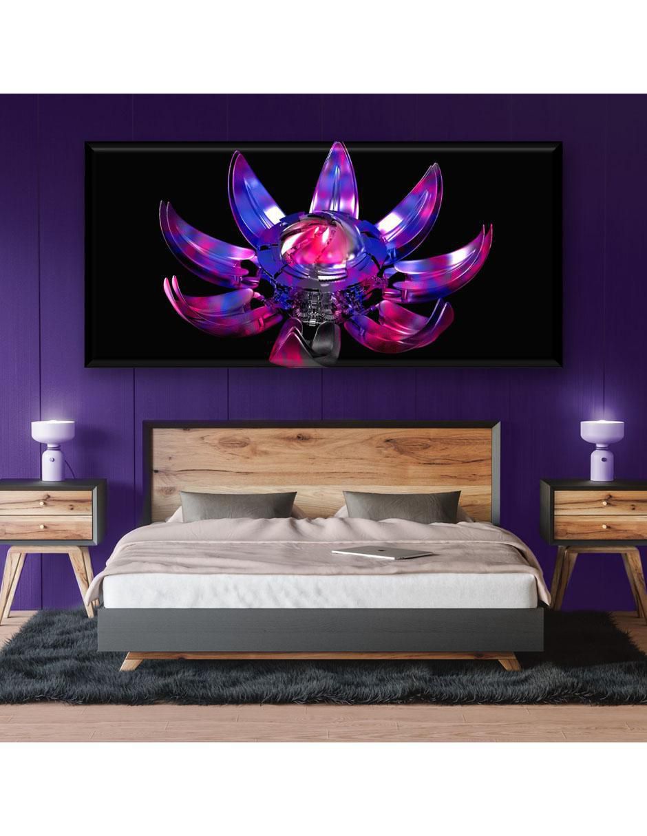 Cuadro decorativo Industria Grafica Ciento 23 Flor mecánica