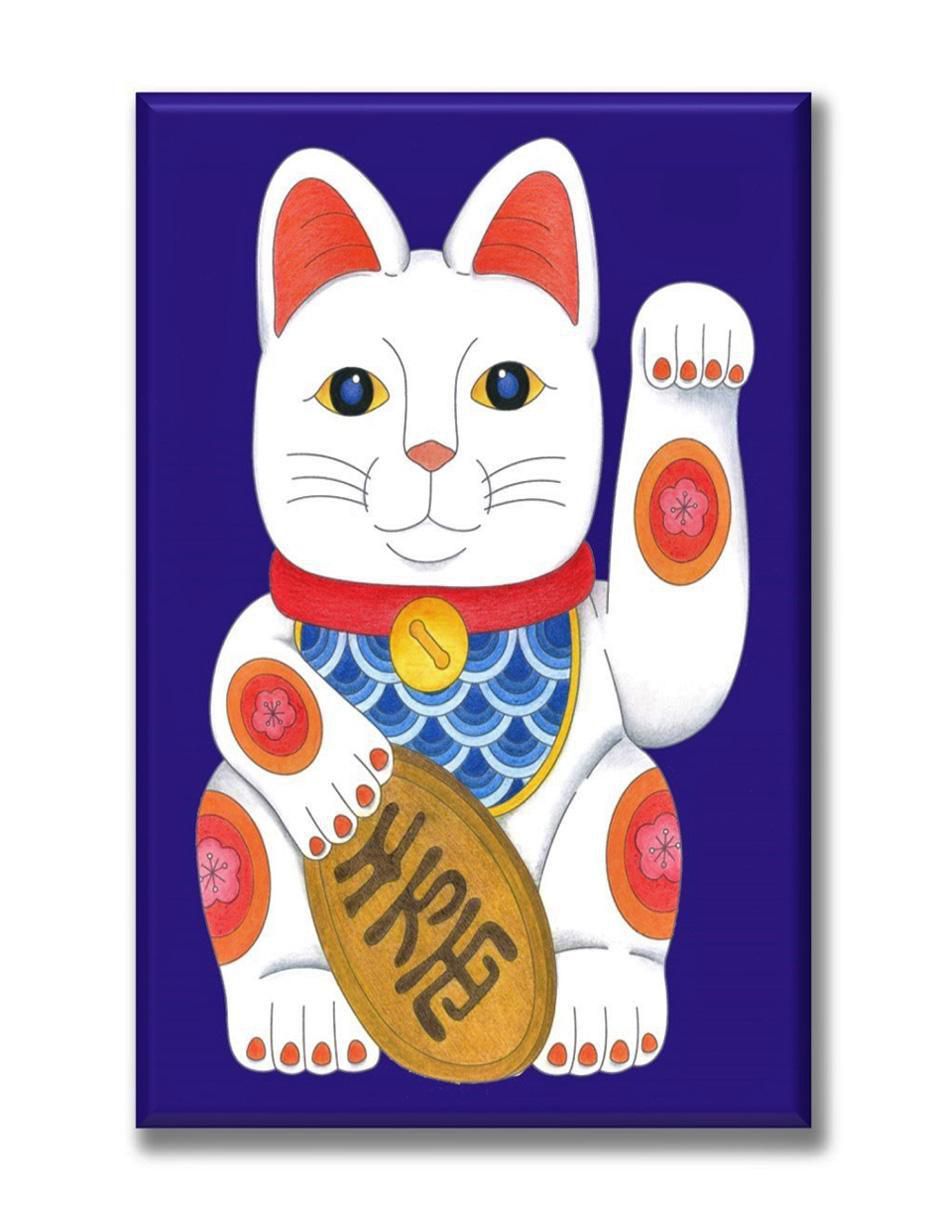 Cuadro decorativo Industria Grafica Ciento 23 Gato de la suerte