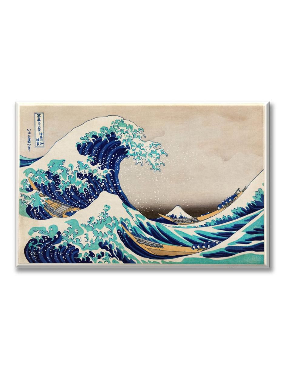 Cuadro decorativo Industria Grafica Ciento 23 La gran ola de Kanawaga