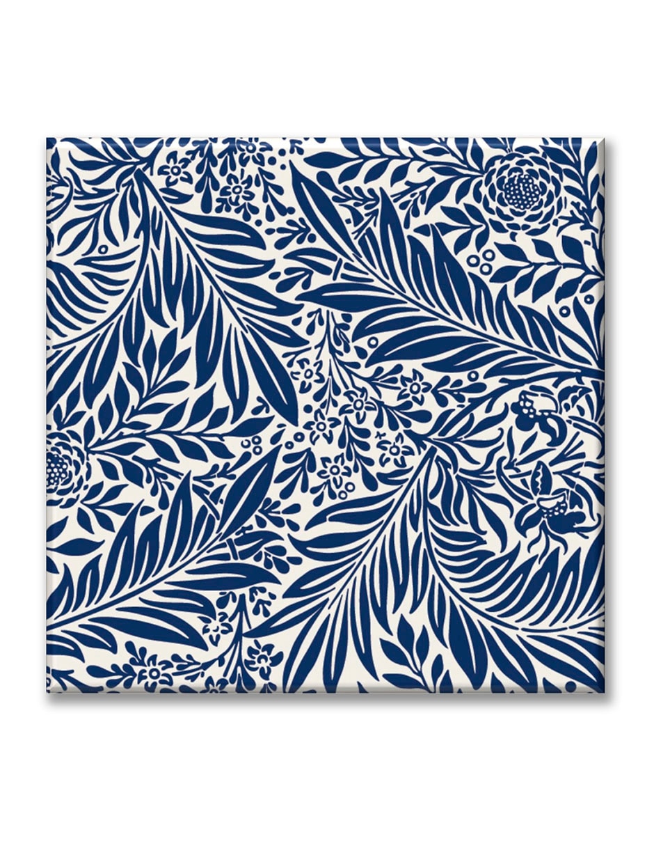 Cuadro decorativo Hojas azules 1