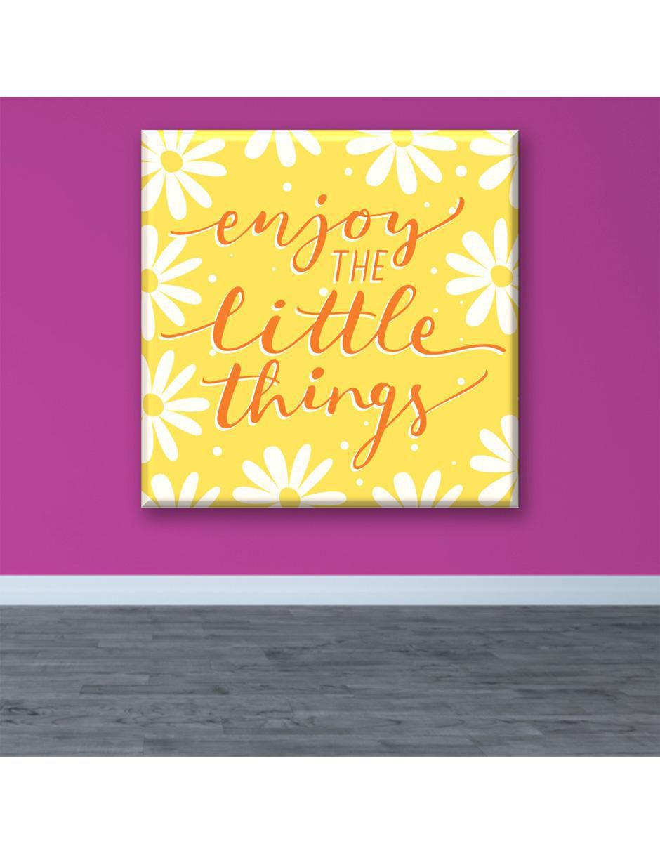 Cuadro decorativo Frase con margaritas 5