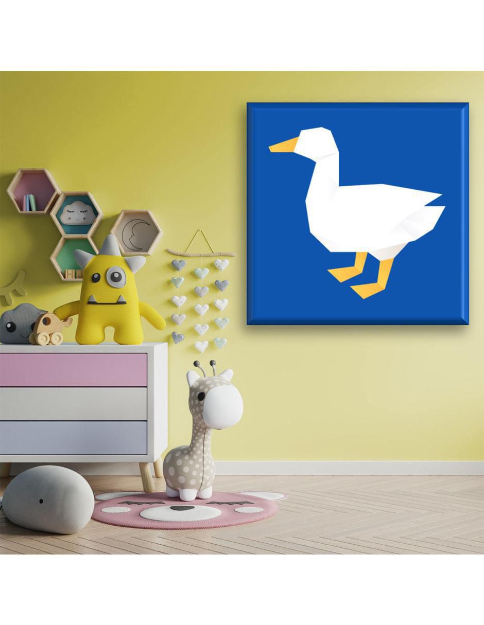 Cuadro decorativo Pato de origami 5