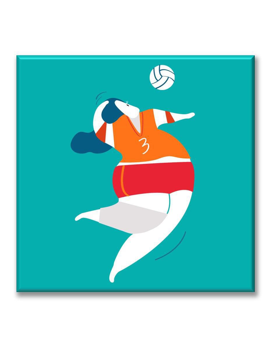 Cuadro decorativo Industria Grafica Ciento 23 Jugadora de volleyball