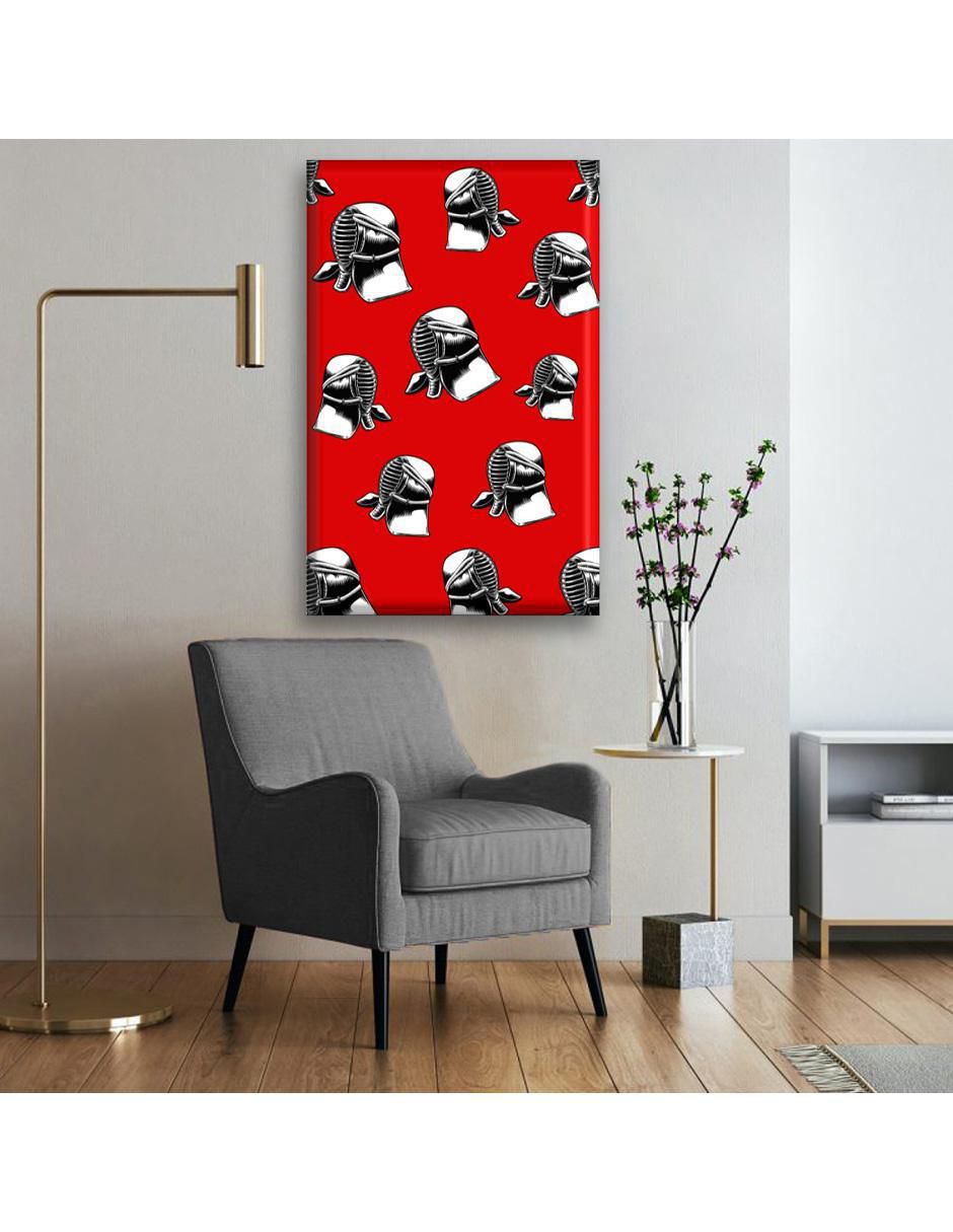Cuadro decorativo Casco samurai 5