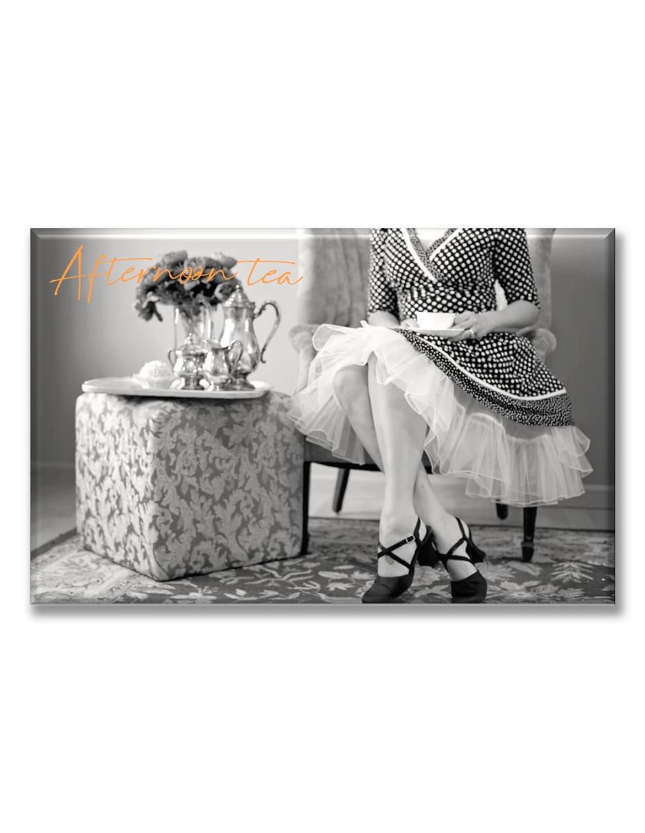 Cuadro decorativo Té blanco y negro 1