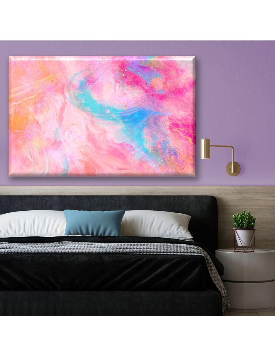 Cuadro decorativo Mancha rosa 5