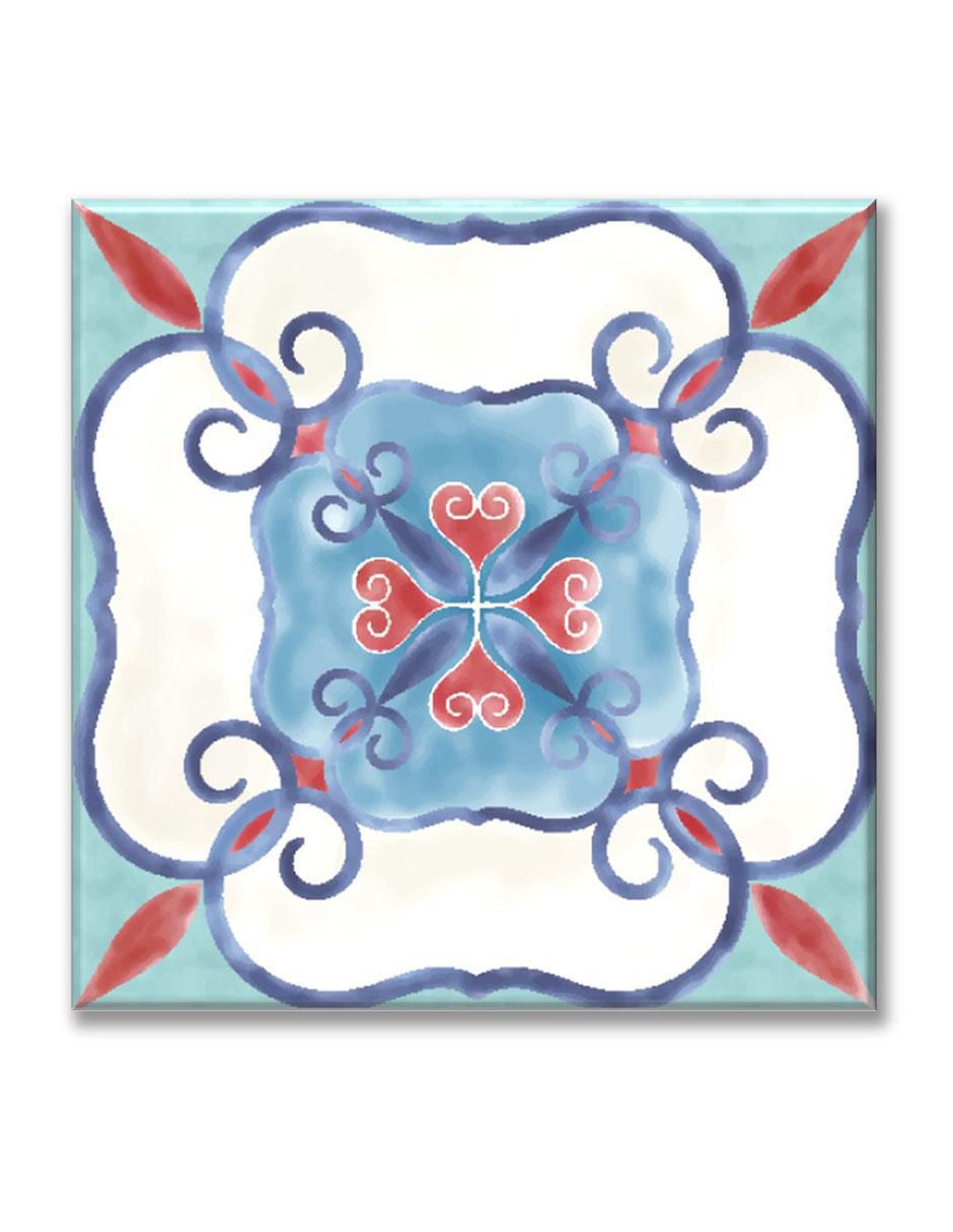 Cuadro decorativo Industria Grafica Ciento 23 Mosaico acuarela