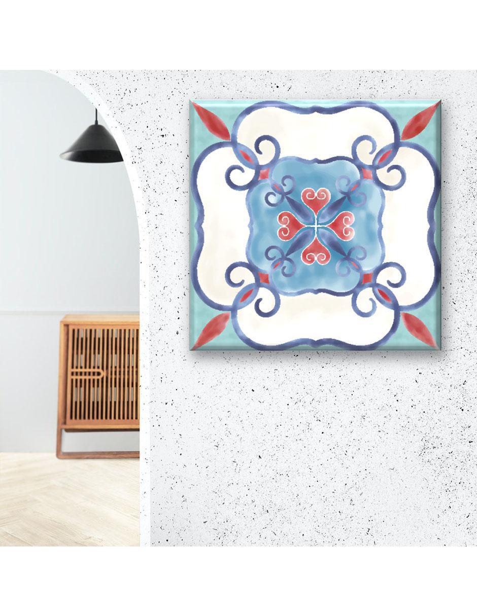 Cuadro decorativo Industria Grafica Ciento 23 Mosaico acuarela