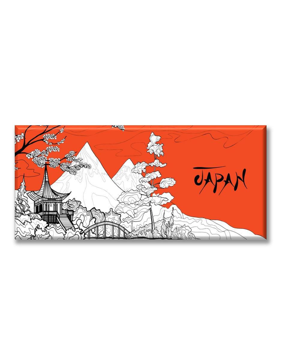 Cuadro decorativo Industria Grafica Ciento 23 Japón postal panorámica