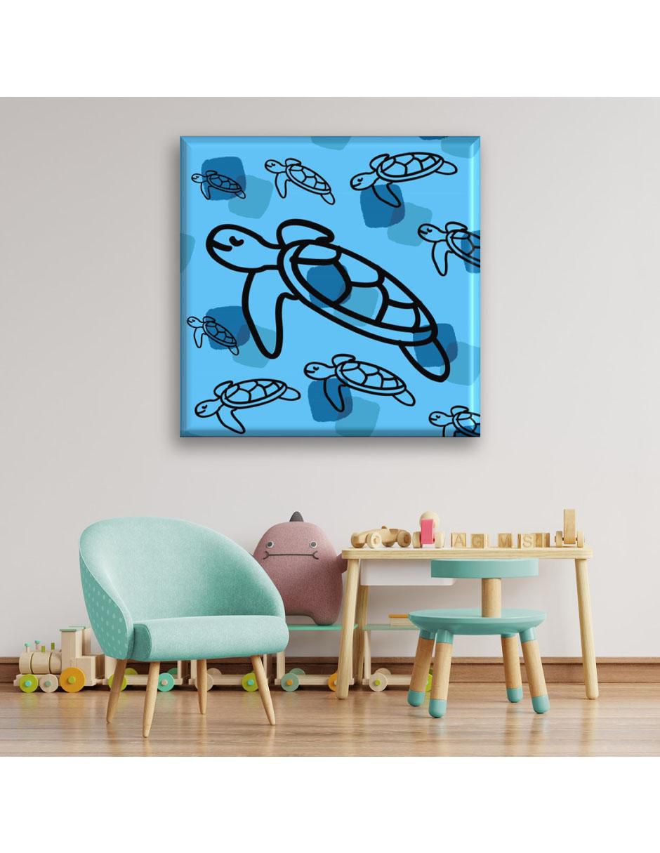 Cuadro decorativo Tortugas nadando 5