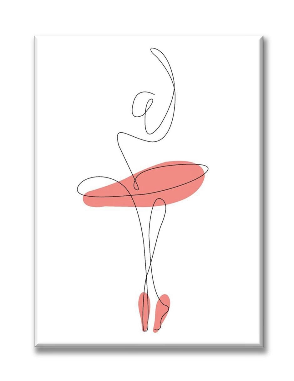 Cuadro decorativo Industria Grafica Ciento 23 Bailarina linea