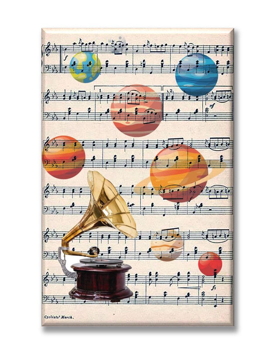 Cuadro decorativo Industria Grafica Ciento 23 Collage musical