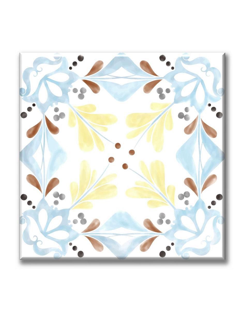 Cuadro decorativo Industria Grafica Ciento 23 Mosaico detalles amarillos