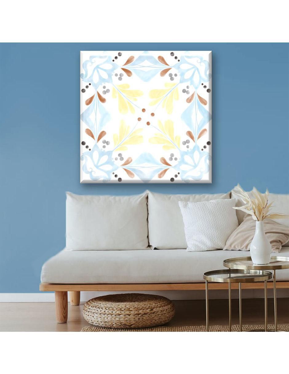 Cuadro decorativo Industria Grafica Ciento 23 Mosaico detalles amarillos