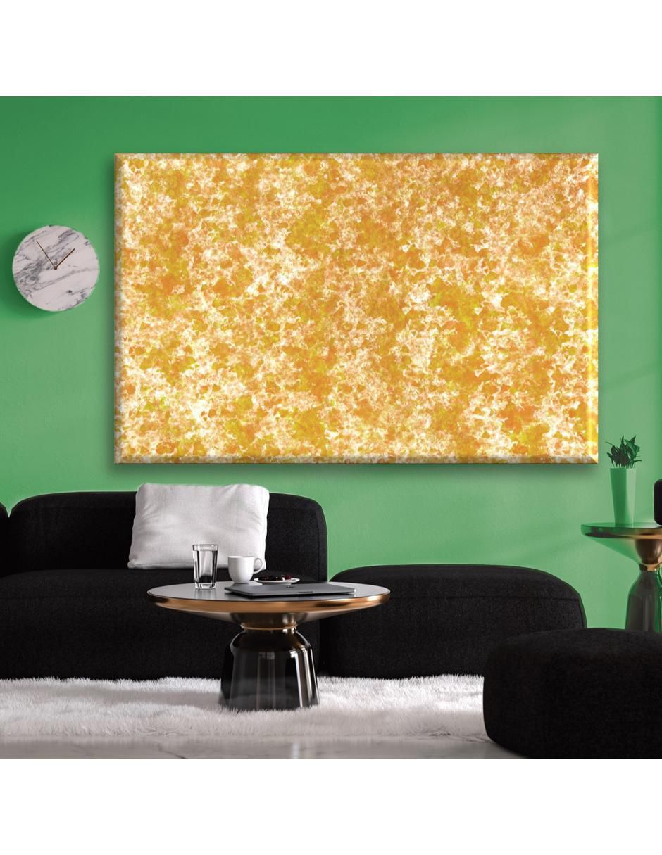 Cuadro decorativo Texturas amarillas 5