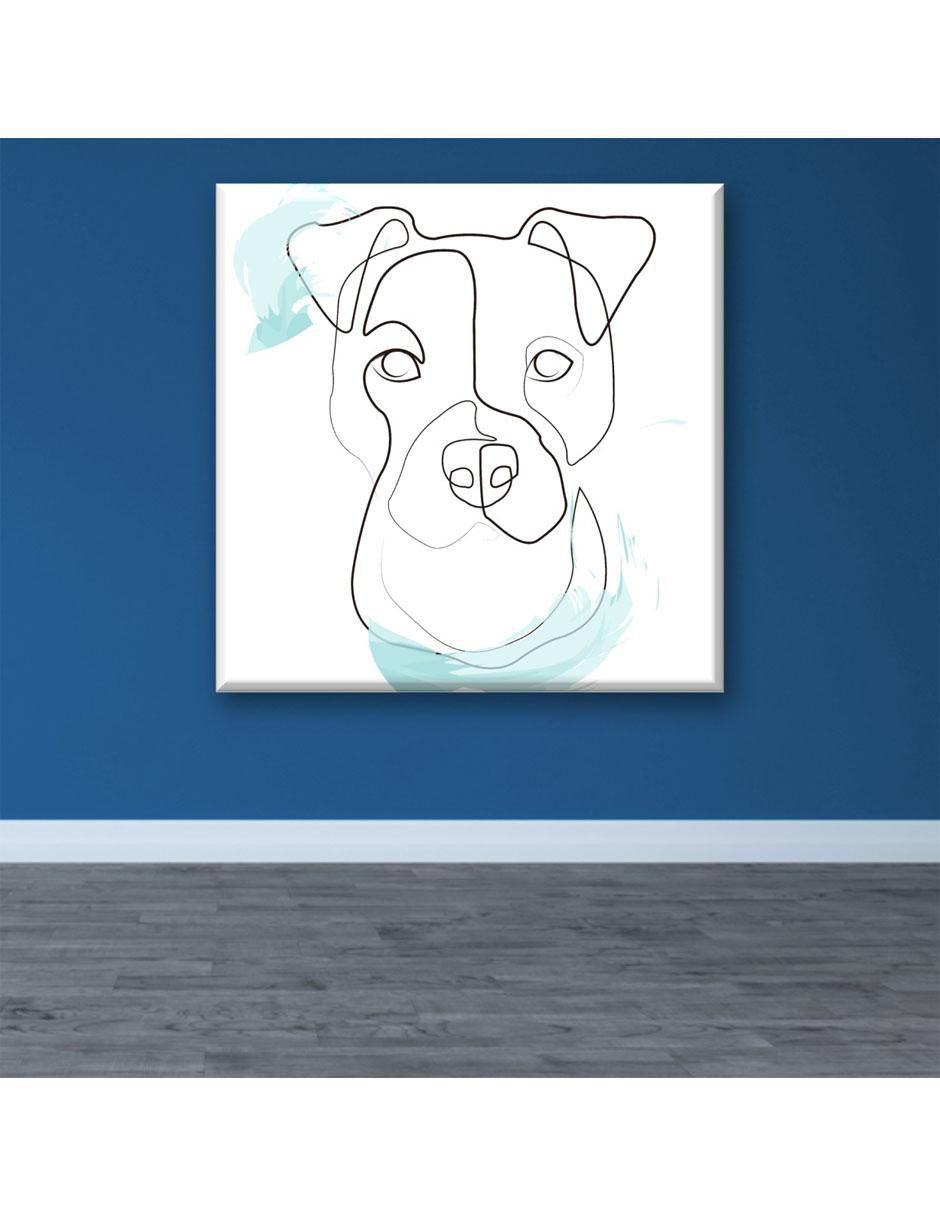 Cuadro decorativo Línea pitbull 5