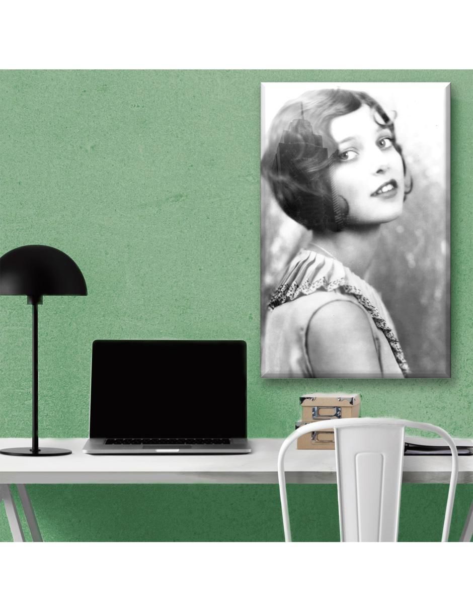 Cuadro decorativo Industria Grafica Ciento 23 Collage edificio mujer