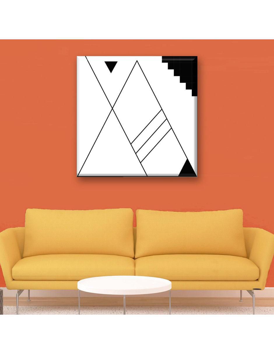 Cuadro decorativo Trazos de triángulo 5