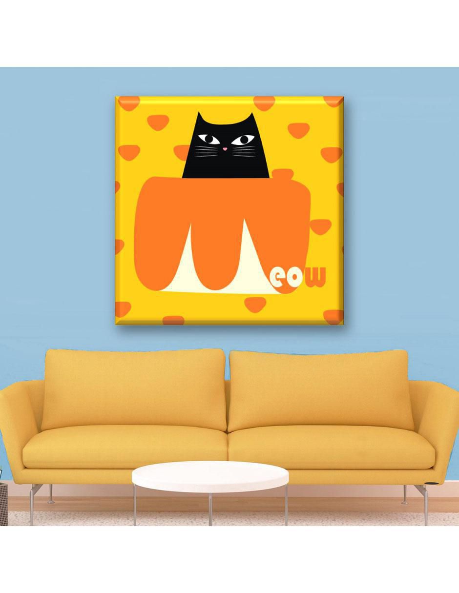 Cuadro decorativo Gato meow 5