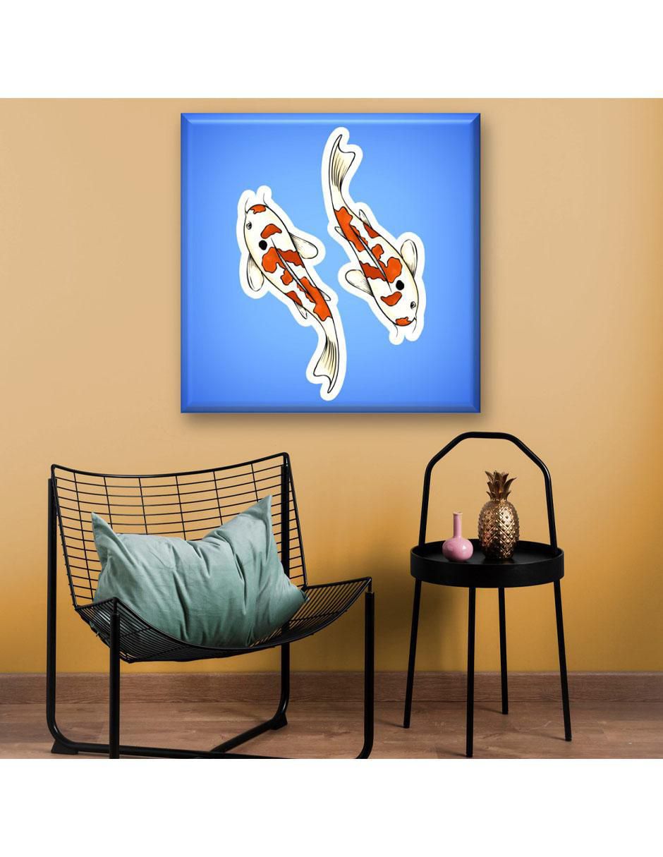 Cuadro decorativo Stickers peces koi 5