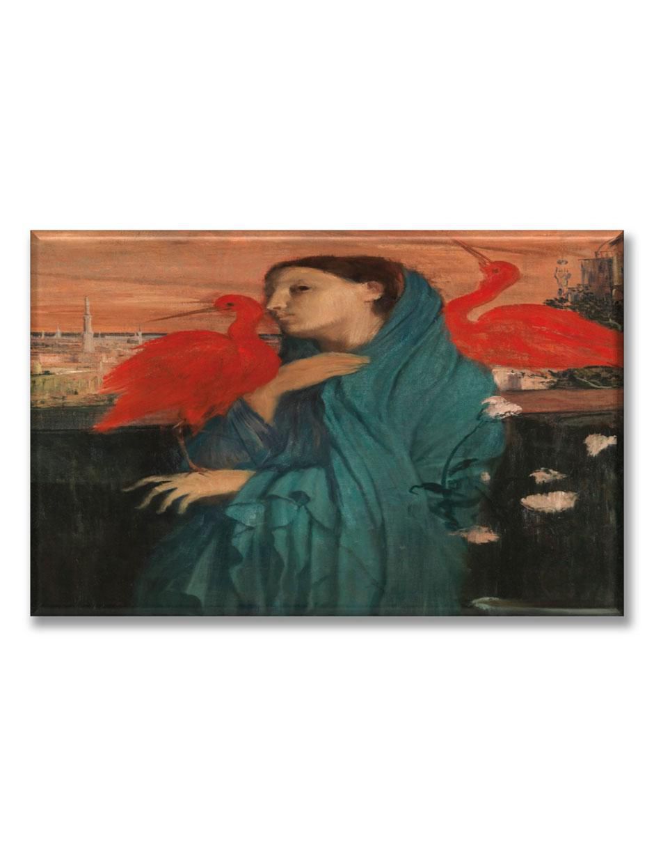 Cuadro decorativo Industria Grafica Ciento 23 Mujer joven con ibis