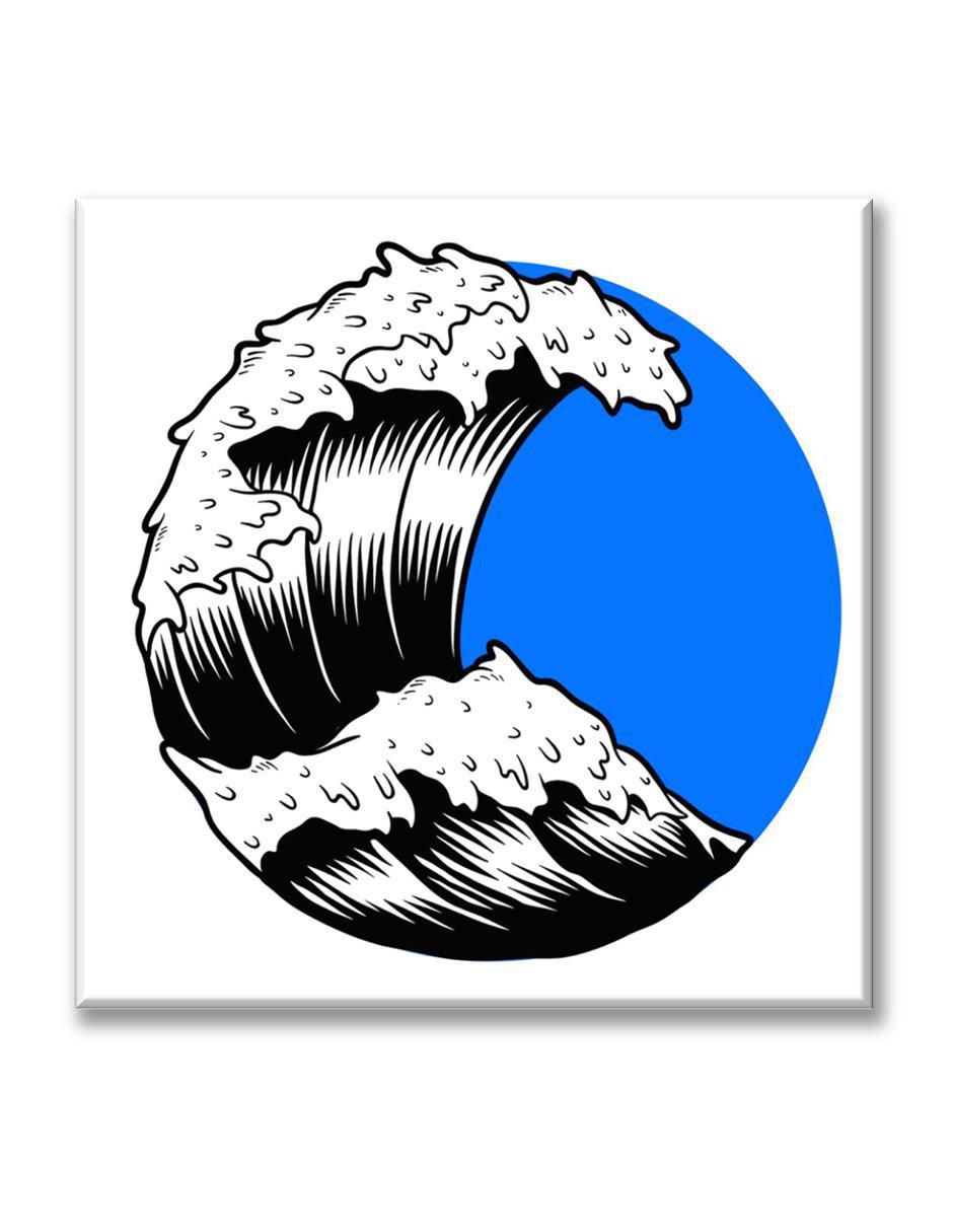 Cuadro decorativo Industria Grafica Ciento 23 Ola japonesa