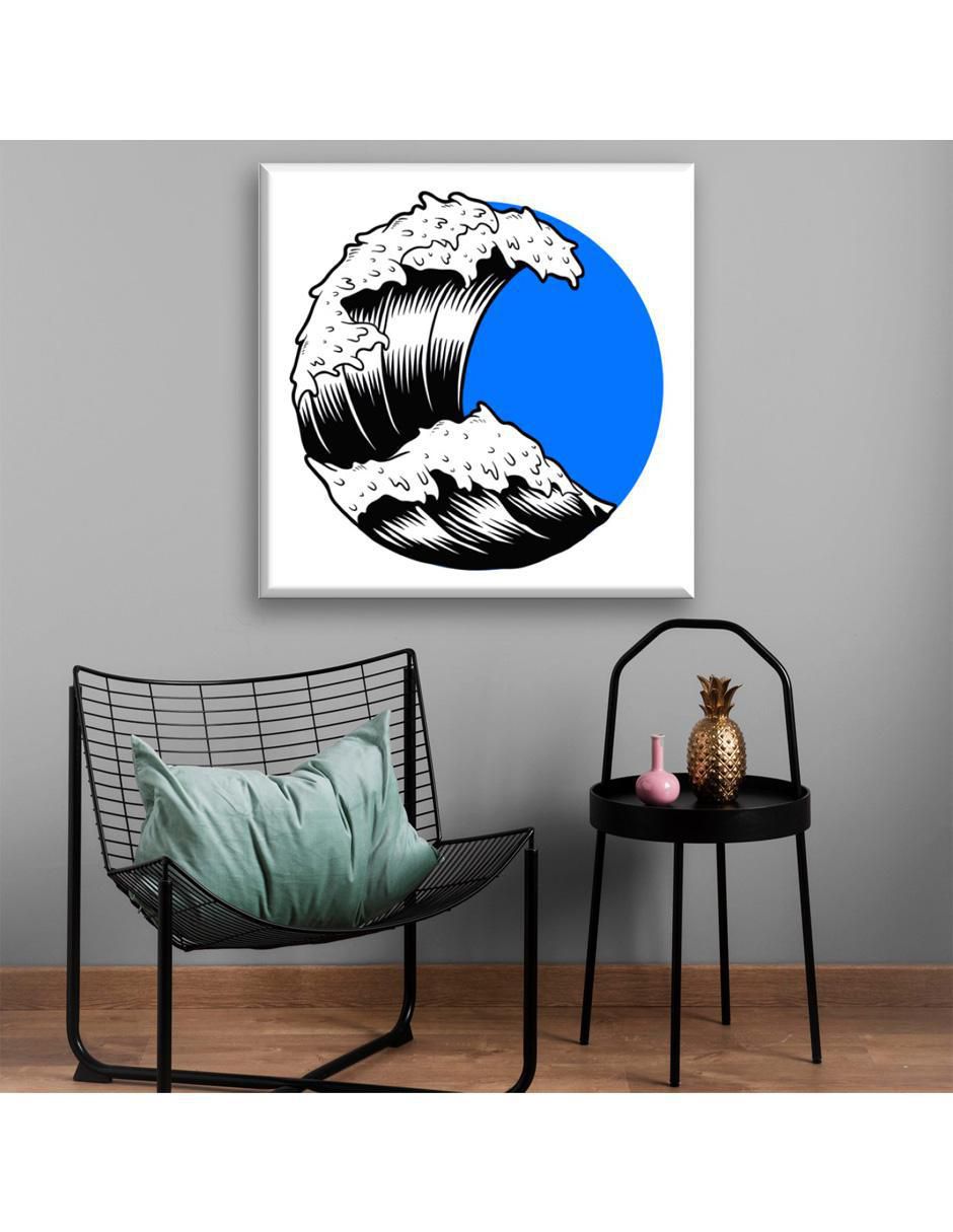 Cuadro decorativo Industria Grafica Ciento 23 Ola japonesa