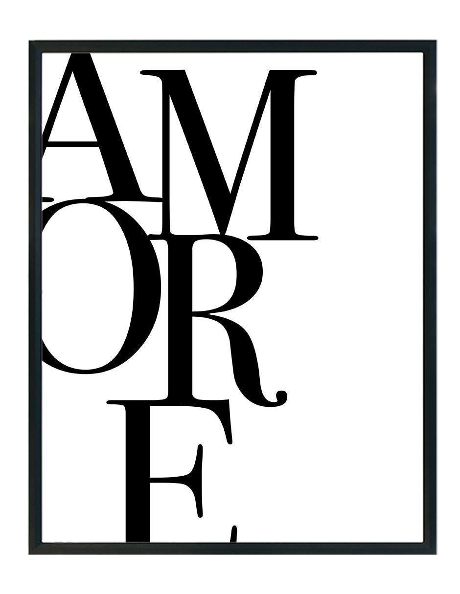 Cuadro decorativo Letras