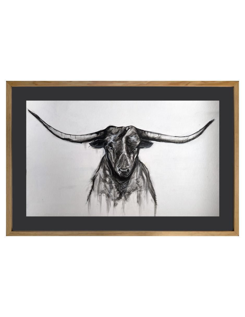 Pintura Horns técnica acrílico Animalart Pintura Horns técnica acrílico Animalart
