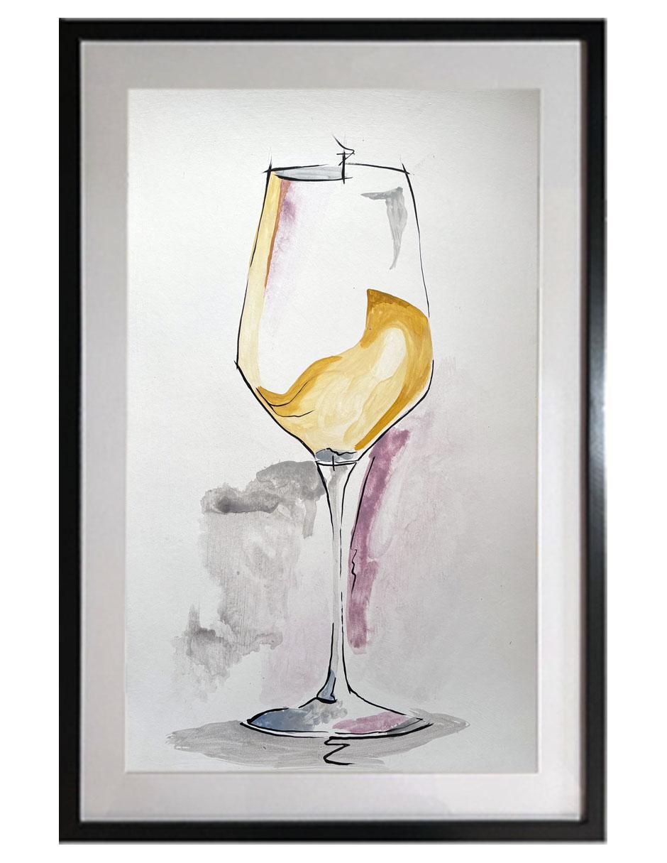Pintura Copa De Vida técnica acrílico Copas