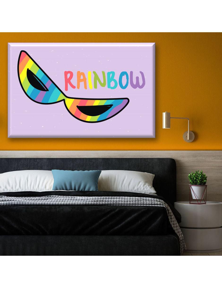 Cuadro decorativo Lentes arcoiris 5