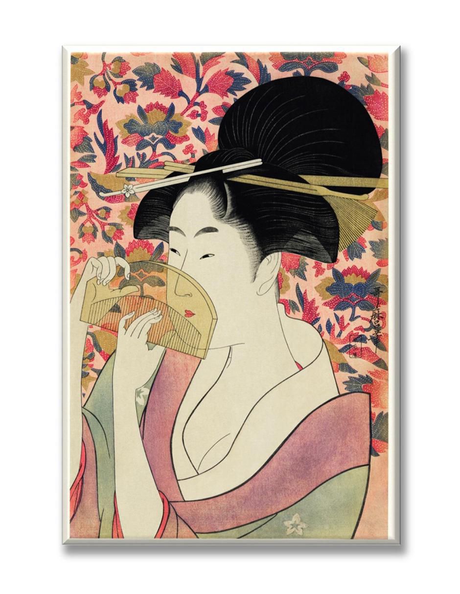 Cuadro decorativo Industria Grafica Ciento 23 Kushi by utumaro kitigawa