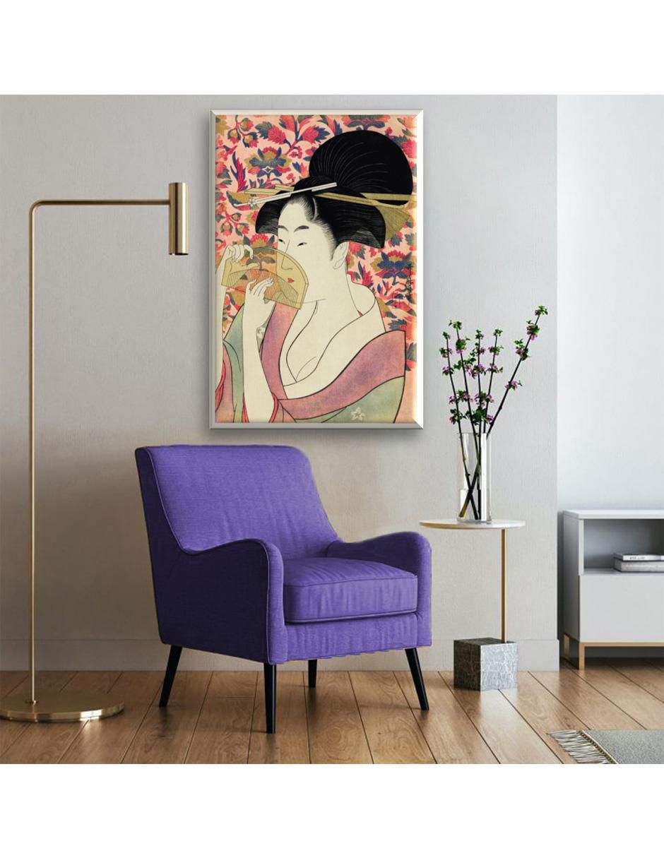 Cuadro decorativo Industria Grafica Ciento 23 Kushi by utumaro kitigawa