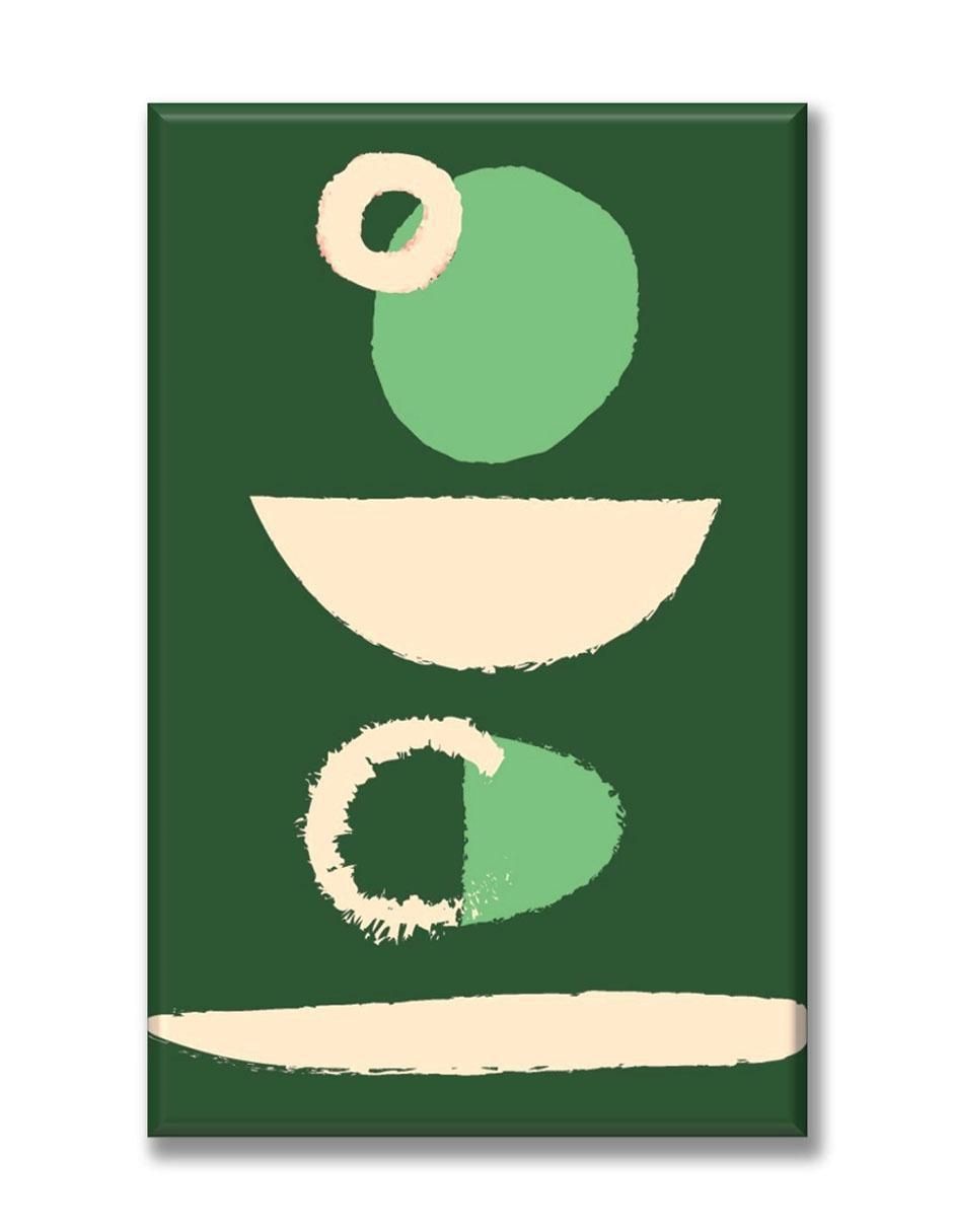 Cuadro decorativo Minimalismo verde 1