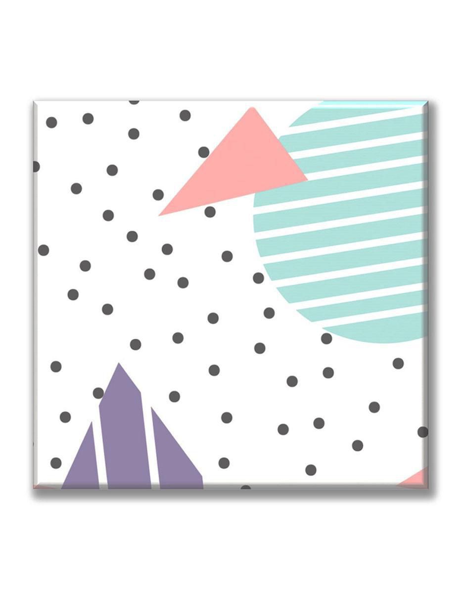 Cuadro decorativo Formas tonos pastel 1