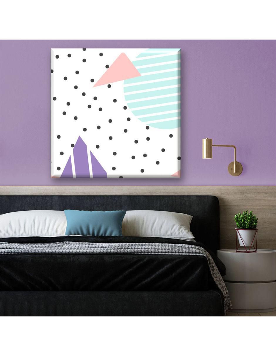 Cuadro decorativo Formas tonos pastel 5