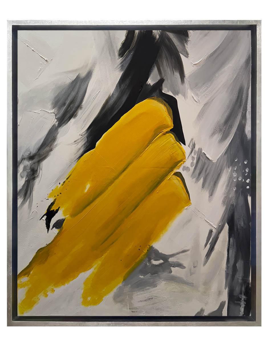 Pintura Yellow técnica mixta Pintura Yellow técnica mixta