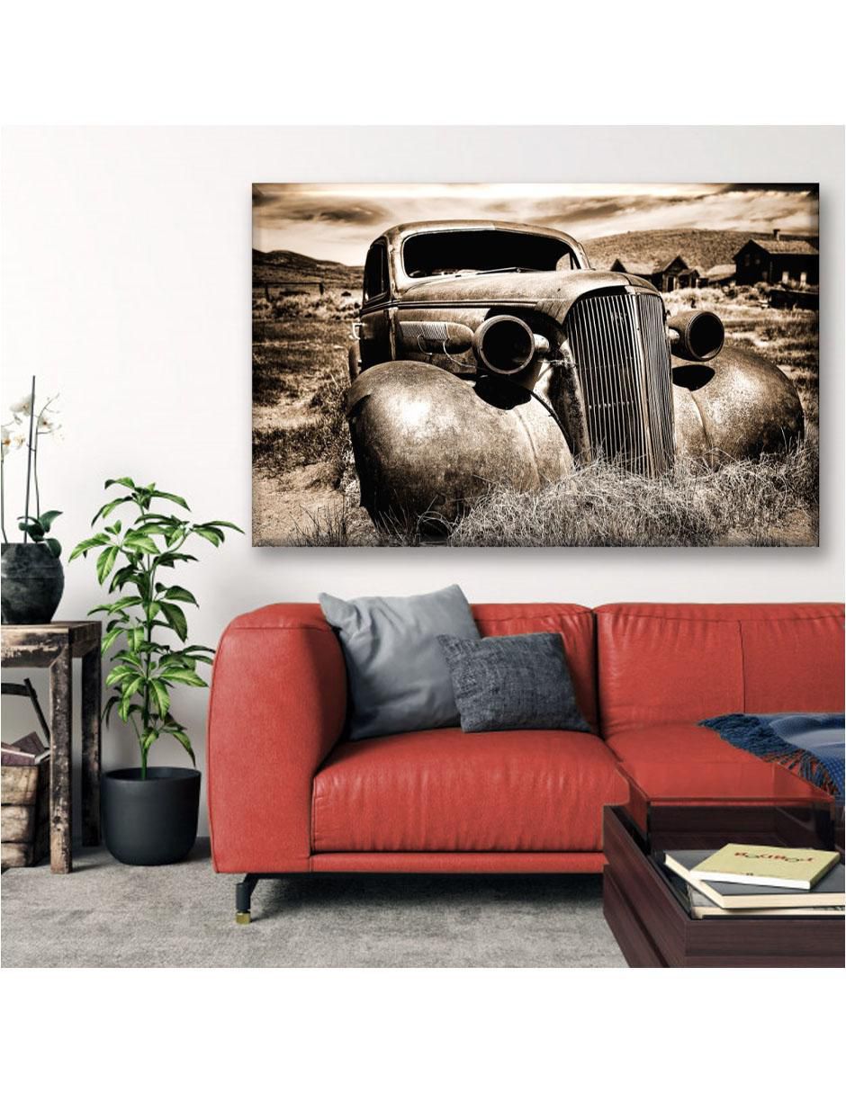 Cuadro decorativo Industria Grafica Ciento 23 Auto abandonado