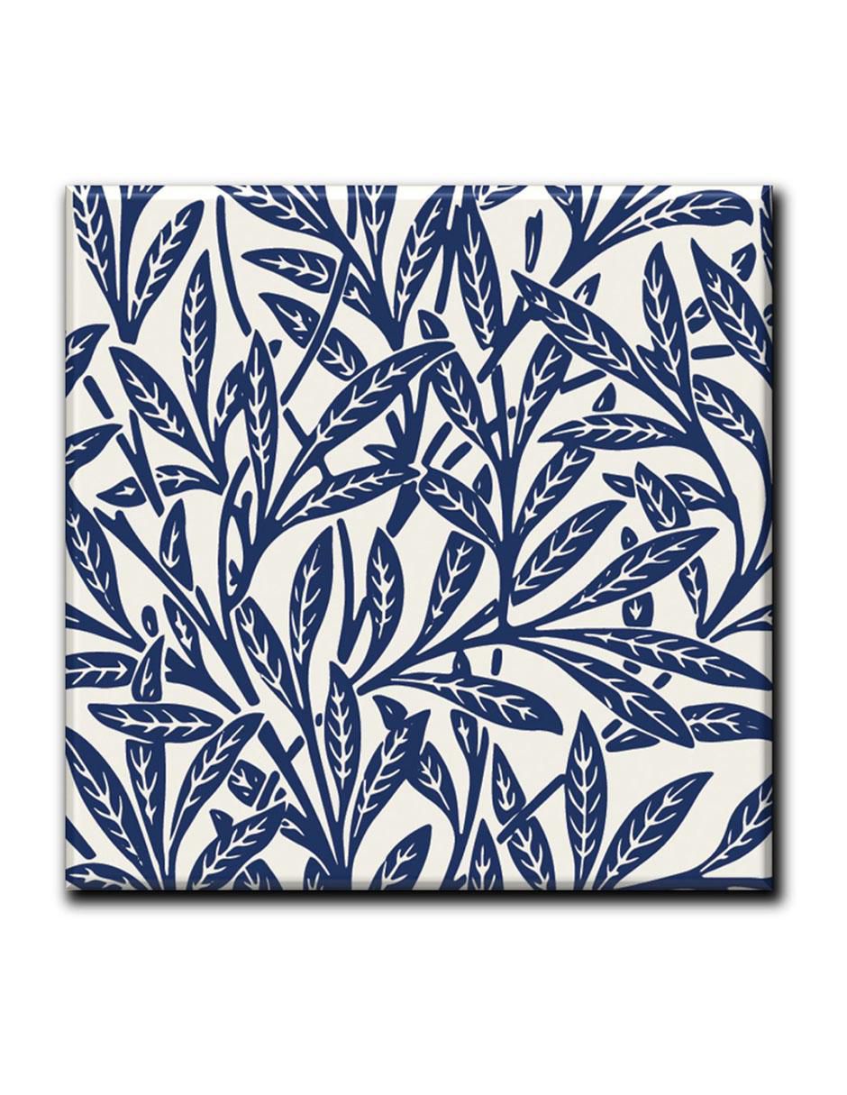 Cuadro decorativo Industria Grafica Ciento 23 Hojas blancoazul