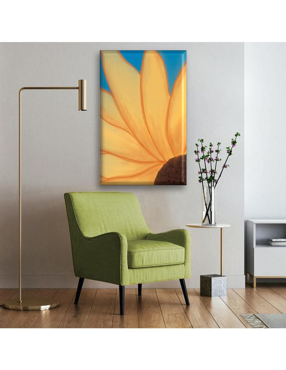 Cuadro decorativo Industria Grafica Ciento 23 Girasol ilustración