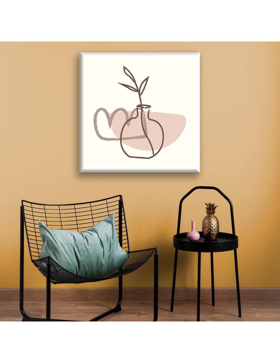 Cuadro decorativo Industria Grafica Ciento 23 Minimalismo tonos arena